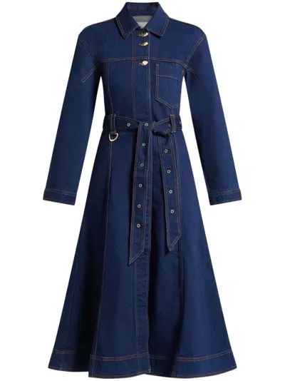 Aje Denim Dress In Blue