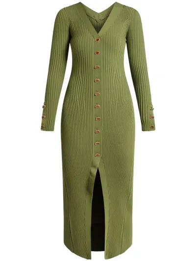 Aje Ondine Dress In Green