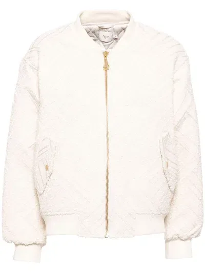 Aje Tectonic Bomber Jacket In Neutrals