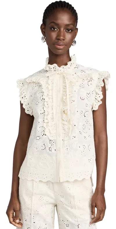 Aknvas Louise Shirt Ivory