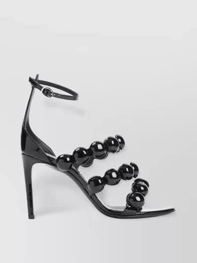 Alaïa 3 Straps Sculptural Sandal In Grey