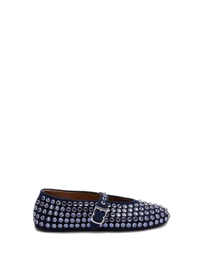 Alaïa Ballet Flats In Blue