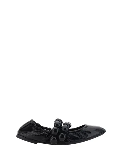 Alaïa Ballet Flats Shoes In Black