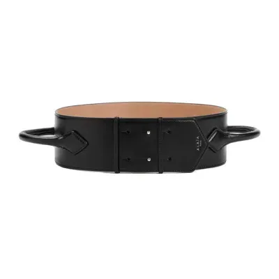 Alaïa Alaia Teckel Handle Belt In Black