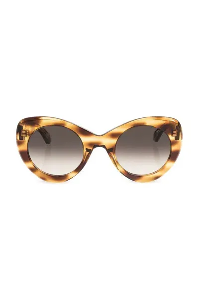 Alaïa Alaia Butterfly Glasses In Multi