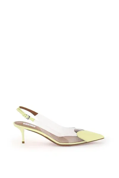 Alaïa Cœur Slingback Pumps In Neutro