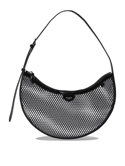 Alaïa "demi Lune One Piece" Shoulder Bag In Black