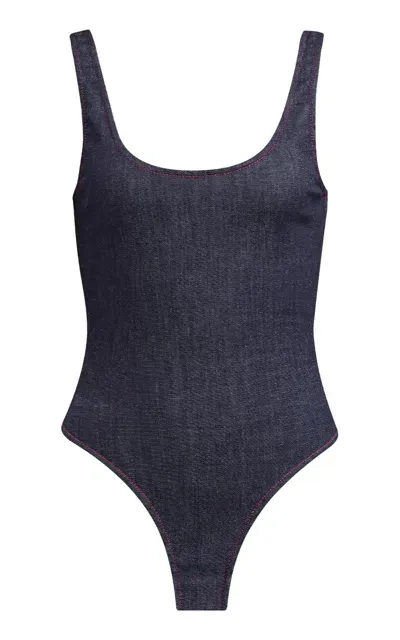 Alaïa Tanktop Body In Dark Wash