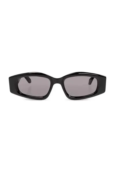 Alaïa Geometric Frame Sunglasses In Black