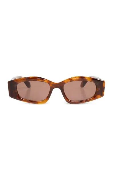 Alaïa Geometric Frame Sunglasses In Multi