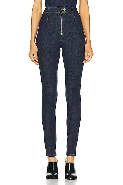 Alaïa Legging Pants In Blue