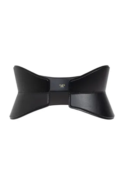 Alaïa Large Flex Bustier Belt In Black