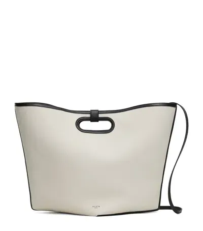 Alaïa Large Folded Tote Bag In Ivory