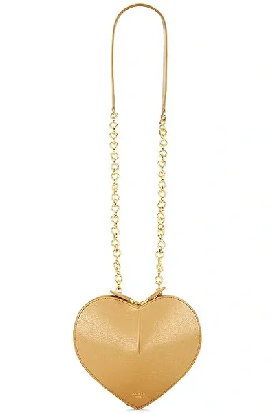 Alaïa Le Coeur Chain Bag In Cuivre