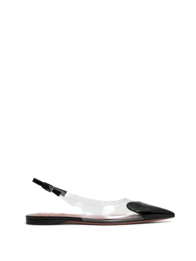 Alaïa Flat Slingbacks Shoes In Black