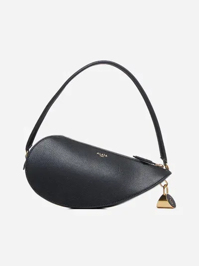 Alaïa Le Demi-coeur Leather Bag In Black