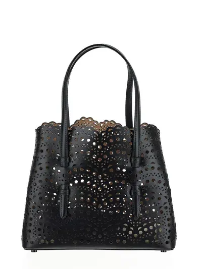 Alaïa Mina 25 Bag In Black