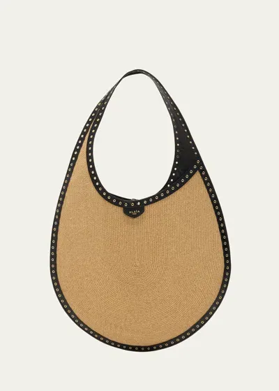 Alaïa One Piece Medium Shoulder Bag In Natural