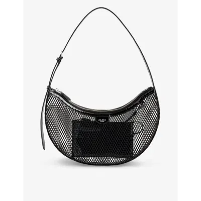 Alaïa Alaia Womens Noir One Piece Woven Shoulder Bag In Black