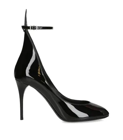 Alaïa Patent Leather Decollete Pumps 90 In Black