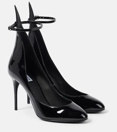 Alaïa Patent Leather Pumps In Black