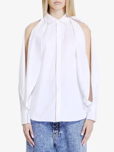 Alaïa Round Shirt In White