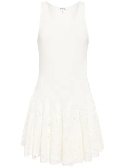 Alaïa `skater` Dress In White