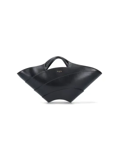 Alaïa Small Bag "khaima" In Black  