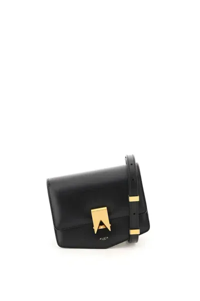 Alaïa Small 'le Papa' Leather Bag In Black