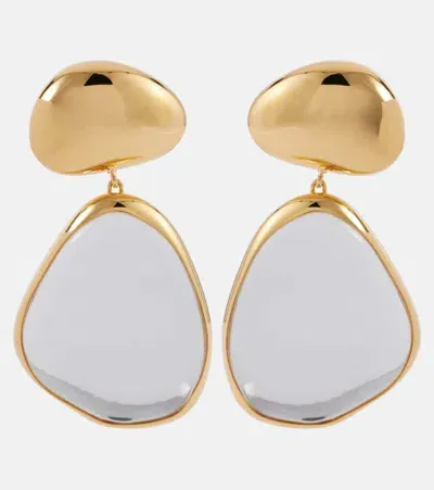 Alaïa Specchio Drop Earrings In Gold