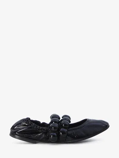 Alaïa Alaia Sphere Ballet Flats In Black