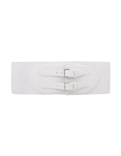 Alaïa Stretch Corset Belt In White