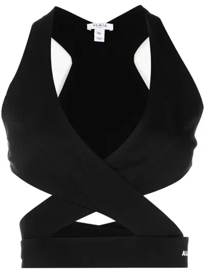 Alaïa Alaia Top Black In Multicolor