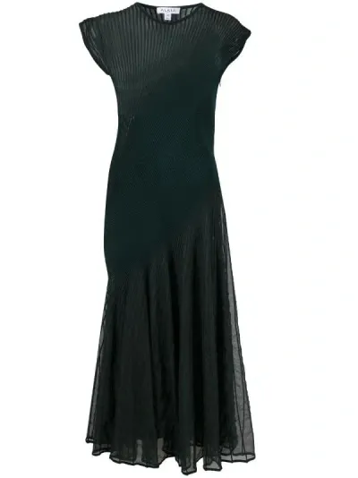 Alaïa Twisted Dress In Racing Green