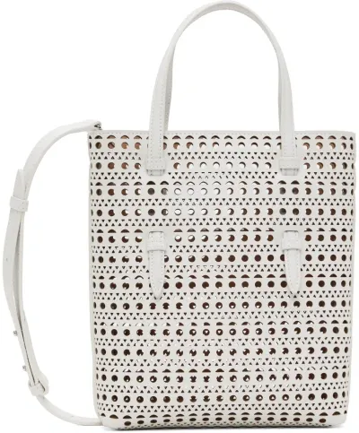 Alaïa White Mina Ns Tote