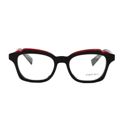 Alain Mikli A03166 001 Glasses In 001 Red/black