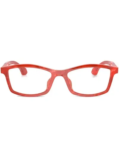 Alain Mikli Square-frame Glasses In Red