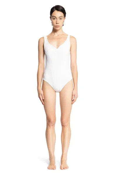 Alainpaul Woman White Bodysuits