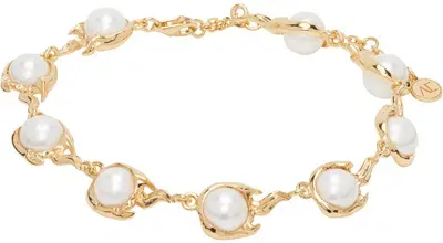 Alan Crocetti Gold Spark Bracelet In Gold Vermeil