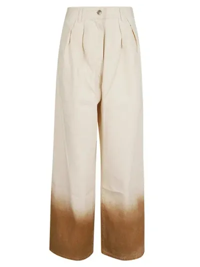 Alanui Bright Hues Denim Jeans In Neutrals