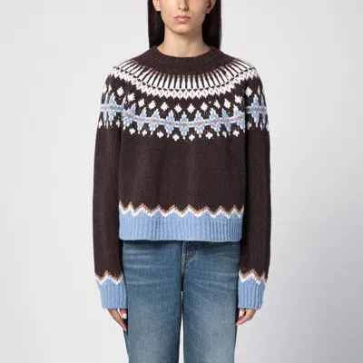 Alanui Sweet Winter Jumper In Blue