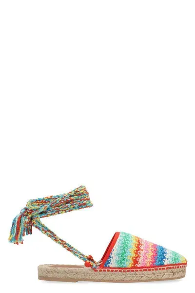 Alanui Over The Rainbow Espadrilles In Beige