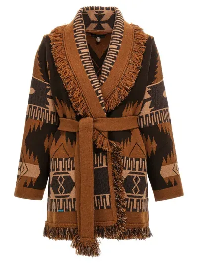 Alanui 'icon' Cardigan In Brown