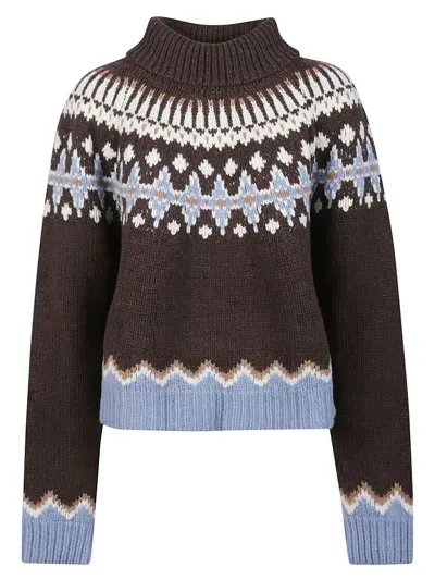 Alanui Sweater In Brown