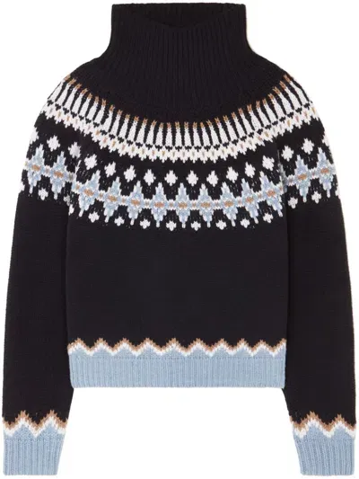 Alanui Sweet Winter Jumper In Blue