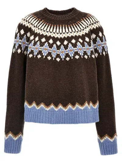 Alanui 'sweet Winter' Sweater In Multicolor