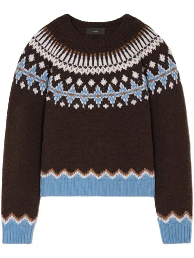 Alanui Sweet Winter Wool Jumper In Black