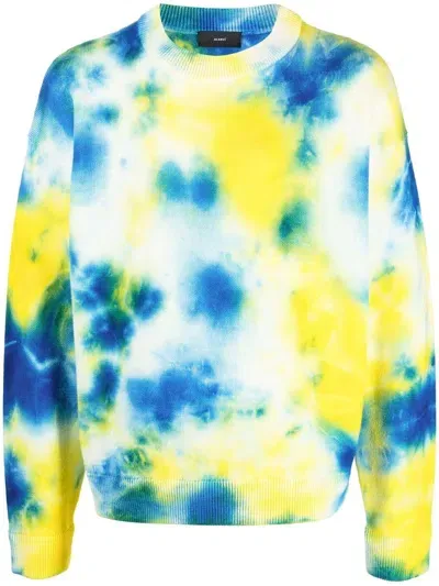 Alanui Tie-dye Pattern Sweatshirt In Gelb