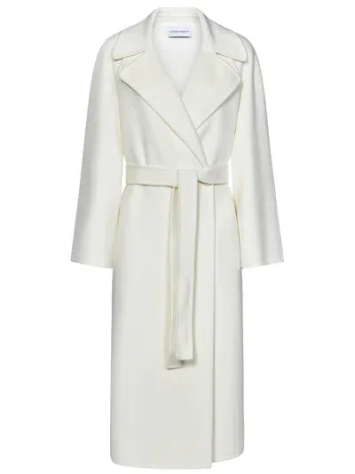 Alberta Ferretti Coat In White