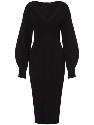 Alberta Ferretti Dress Clothing In Black